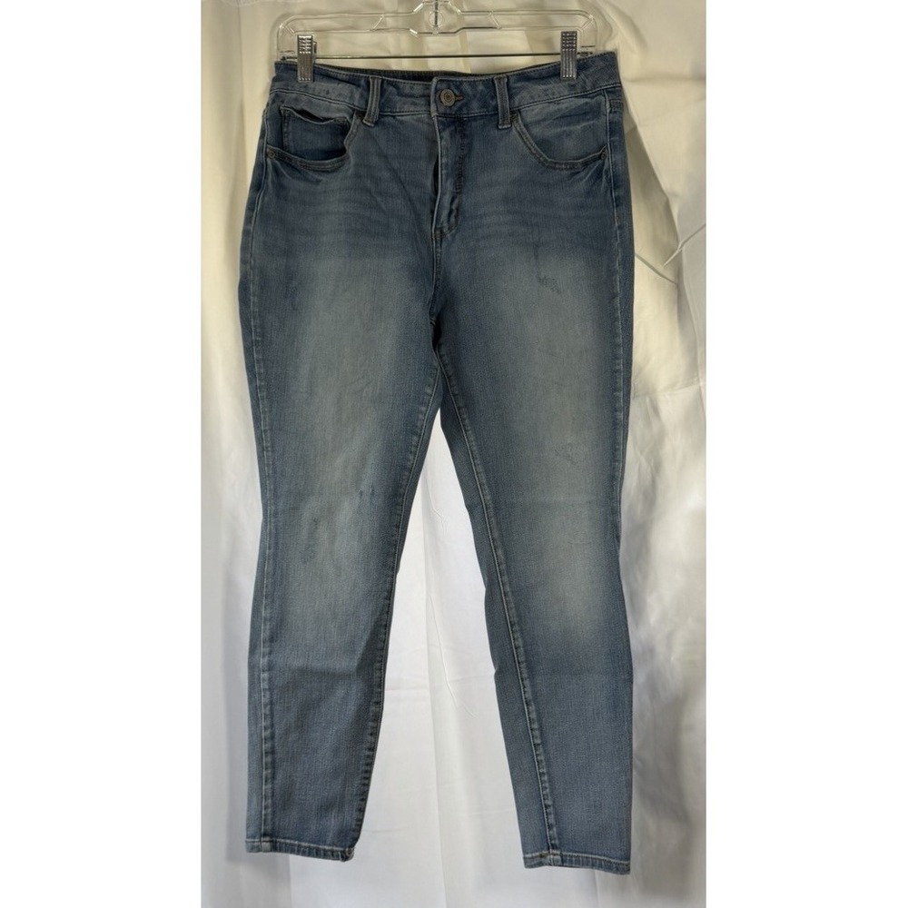 Time & Tru High Rise Stretch Skinny Denim Jeans Women's‎ Size 12P - Picture 1 of 13